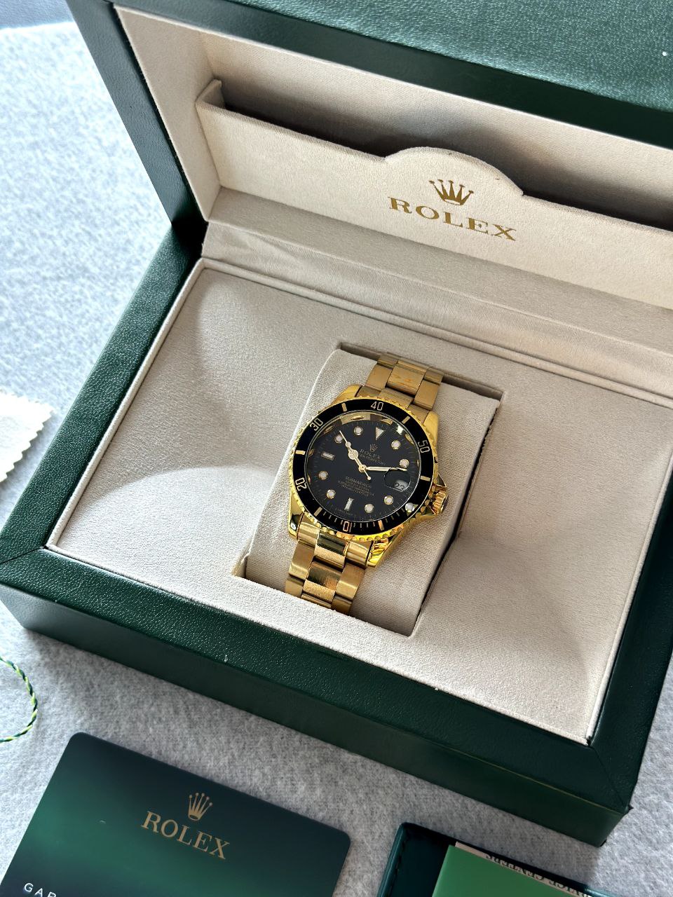 ROLEX Submariner GOLD Luxury watch premium finish