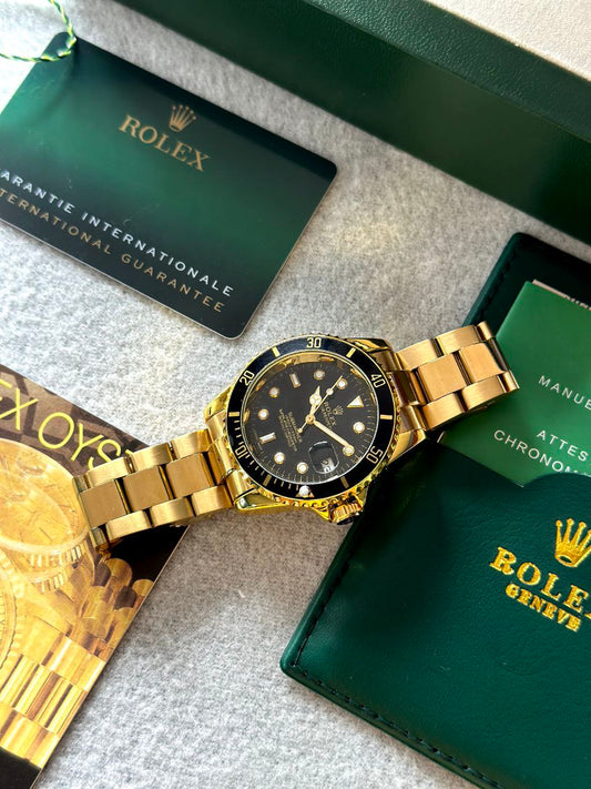 ROLEX Submariner GOLD Luxury watch premium finish