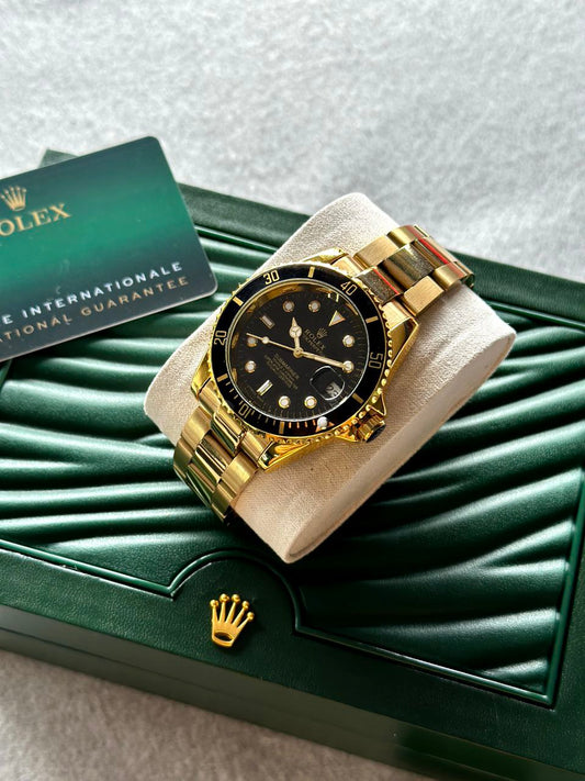 ROLEX Submariner GOLD Luxury watch premium finish
