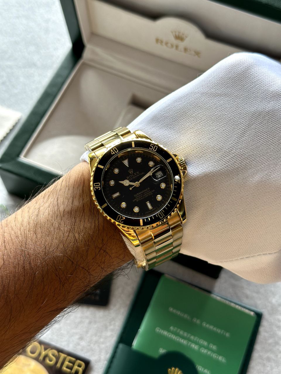 ROLEX Submariner GOLD Luxury watch premium finish